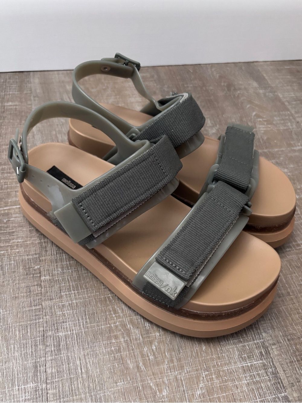 Melissa Cosmic Sandal II Buckle Platform Sandals Womens 8 Chunky Slide Y2K - Picture 6 of 14